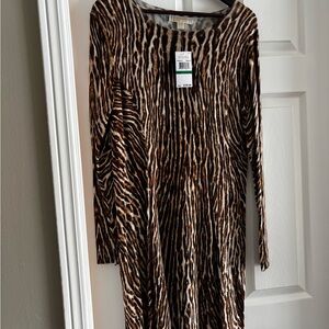 Michael Kors Chocolate Animal Print Dress